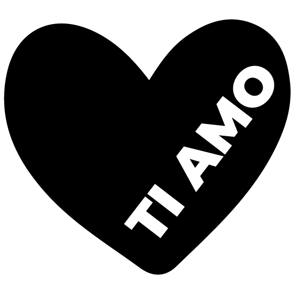 Adesivo Cuore Ti Amo
