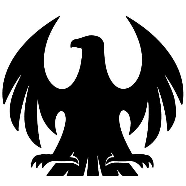 Adesivo Aquila Stilizzata